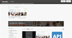 Desktop Screenshot of community.bloomfire.com